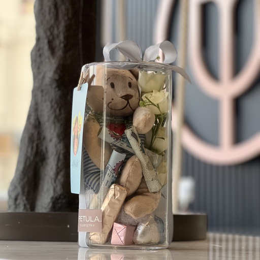 Baby Vase with Teddy